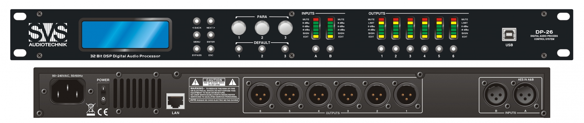 SVS Audiotechnik DP-26 Цифровой процессор: 2 входа 6 выходов в Елабуге