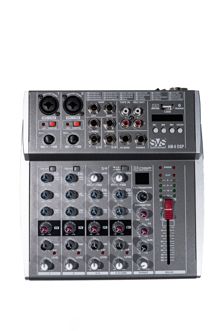 SVS Audiotechnik mixers AM-6 DSP Микшерный пульт аналоговый, 6-канальный SVS Audiotechnik mixers в Елабуге